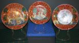 Three Limoges Decorative Plates Three Limoges lady and unicorn limited edition plates 9