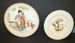 Spode and Boehm Studio's Plates Artist signed Copeland Spode plate 9