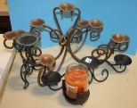 4 Iron Candlesticks candlesticks