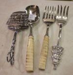 Salad Set, Tongs, Christmas Serving Fork Salad Set, Tongs, Christmas Serving Fork.