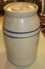 # 5 Marshall Pottery Churn with lid, 16