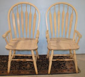 Pair of Arrow Back Arm Chairs 41