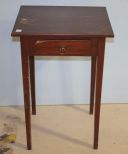 Mahogany One Drawer Stand 19