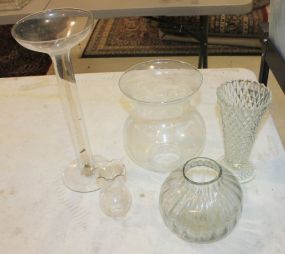 Glass Vases and Two Shades Glass Vases and Two Shades