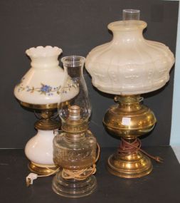 Three Oil Lamps three oil lamps