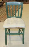 Painted Green Side Chair painted green side chair