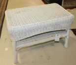 Wicker Coffee Table with Shelf 27