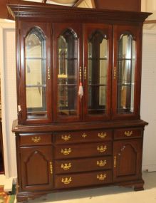 Sumter Furniture Company China Cabinet with four beveled glass doors; 60