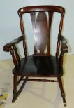 Mahogany Empire Arm Rocker 35