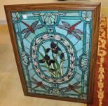Stained Dragonfly Window 25