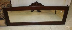 Hanging Mirror with Carved Crest 53 1/2