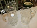 Two Glass Pitchers Two Glass Pitchers