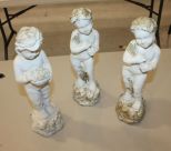 Three Plaster Cupids Three Plaster Cupids