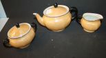 Three Piece Lusterware Set Three Piece Lusterware Set