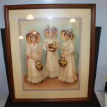 Flower Girls Framed Print 24