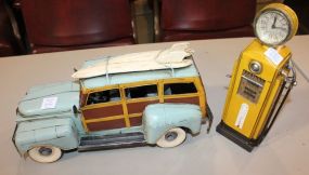 Handpainted Woody with Ski on Top and Gas Pump Made in China Handpainted Woody with Ski on Top 14