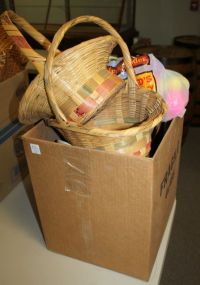 In Time for Easter Box lot of various baskets.