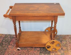 Pine Tea Cart 30