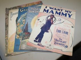 Lot of Sheet Music Includes 1920's beautys
