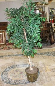Artificial Tree in Brass Stand 79