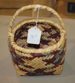 Single Handle Choctaw Basket 10