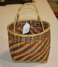 Double Handled Choctaw Basket 16