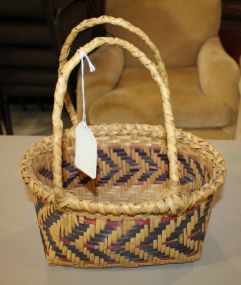Double Handled Choctaw Basket 13