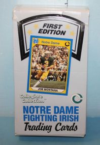 Notre Dame Fighting Irish Trading Cards 1st edition, original box, all time greats