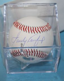 Sandy Koufax Autographed Baseball certification # A204115
