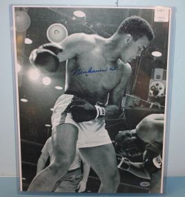 Muhammad Ali Autographed Photo 11x14, certification # A204329