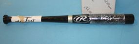 Kelly Johnson Autographed Mini Bat 2010 Edition