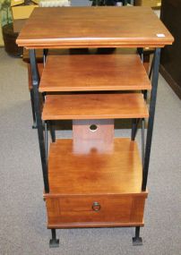 Three Shelf One Drawer Stand