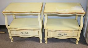 Pair Vintage Bedside Tables