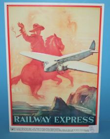 Reproduction Tin Sign of Railway Express Agency
