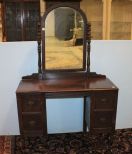 Vintage Walnut Veneer Dressing Table