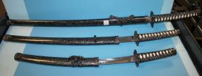 Three Decorative Ninja Swords