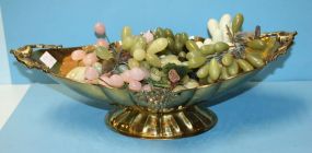 Large Brass Plated Center Bowl