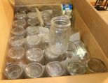 Box Lot of Mason Jars