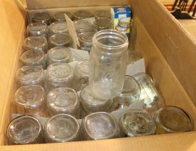 Box Lot of Mason Jars