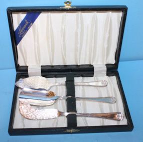 Sheffield Plate Fish Set