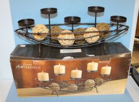 Decorative Iron Candle Centerpiece