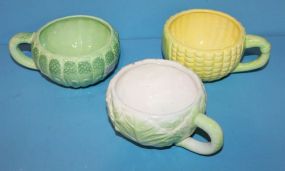 Set of Three Ceramic Soup Bowls