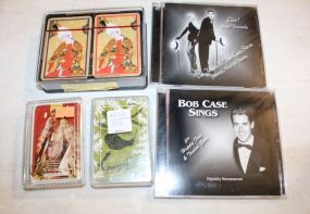 Three cases of Cards and Two CD's