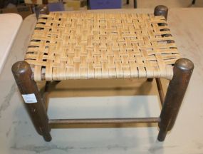 Primitive Stool and Cane Top
