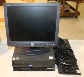 Electronics Computer set up including Dell 12
