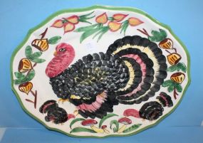 Large Ceramic Turkey Platter