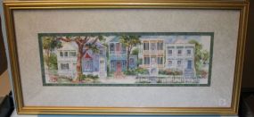 Limited Edition Print of Row of Houses by Shipman. 34