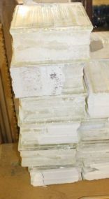 Group of Six Glass Blocks Great for wall or decorative use, 7