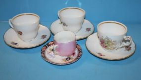 Three House of Goebel Cups and Saucers, Cup, Saucer