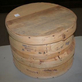 Wood Cheese or Hat Crates 15